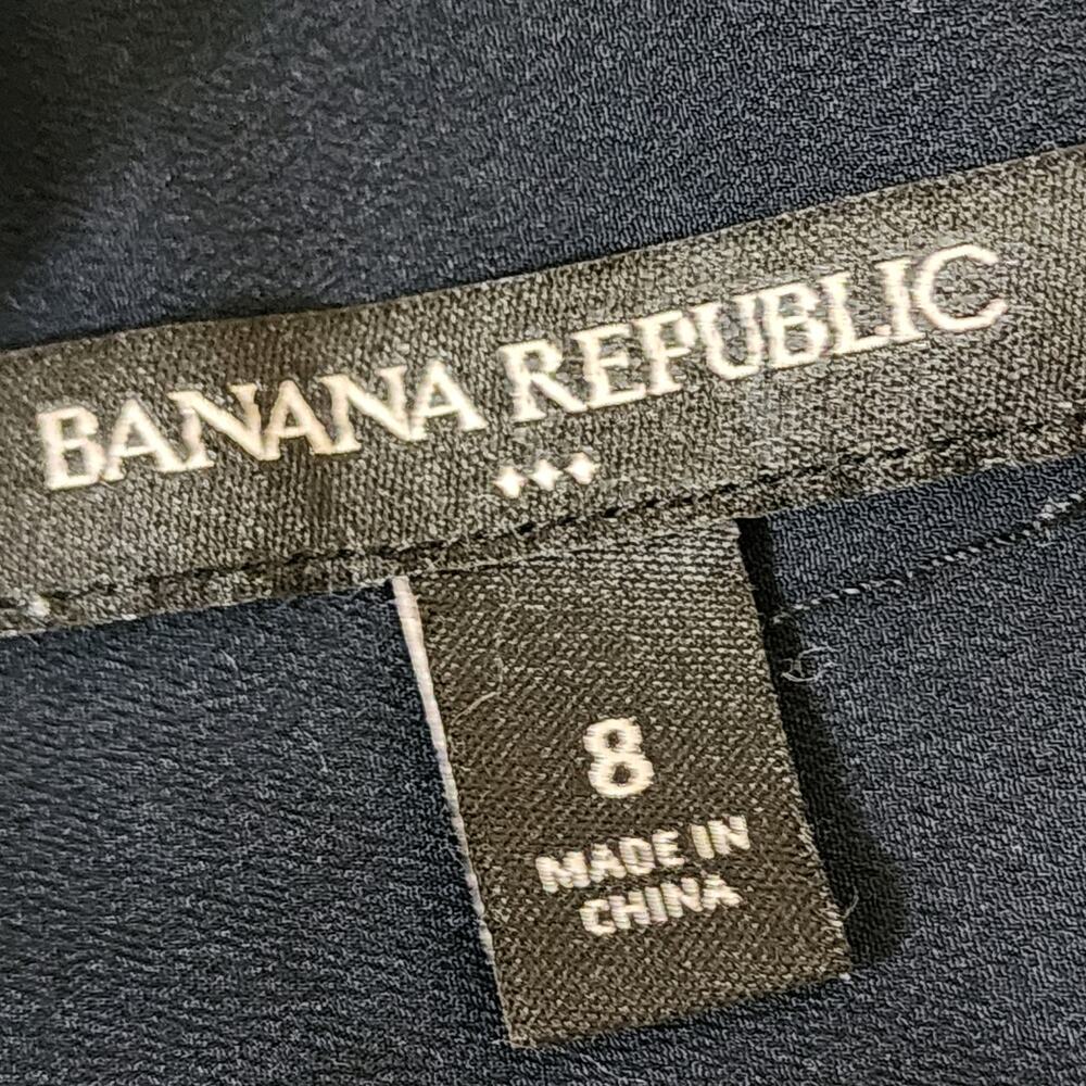 Banana Republic Size 8 Navy Blue Work Dress - Picture 5 of 7